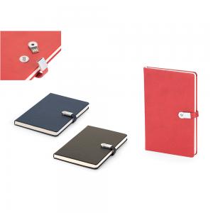 Termo Dəri Qapaqlı USB'li Dəftər ( 13 x 21 sm )