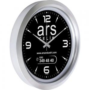 Metalize Duvar Saati ( Ø 40 cm )