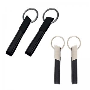 Çift Taraflı Metal Suni̇ Deri̇ Anahtarlık