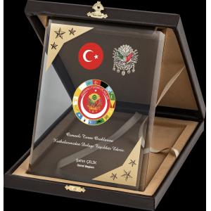 Altın Yaldız Kristal Plaket