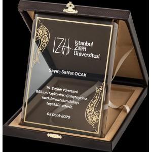 Altın Yaldız Kristal Plaket