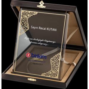 Altın Yaldız Kristal Plaket